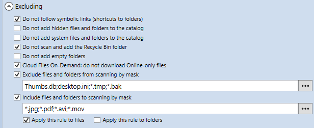 2. Excluding section