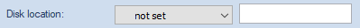 5. Disk location
and sublocation