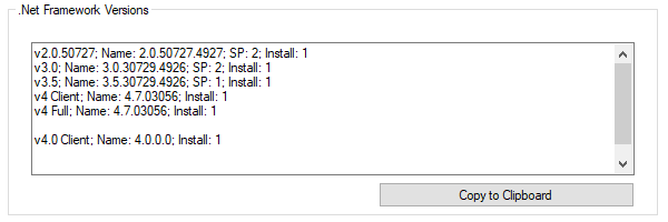 4. .Net Framework Versions