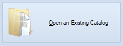 2. Open an Existing Catalog button