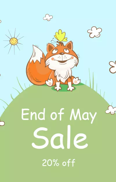 Soldes de Fin Mai: 20% OFF!
