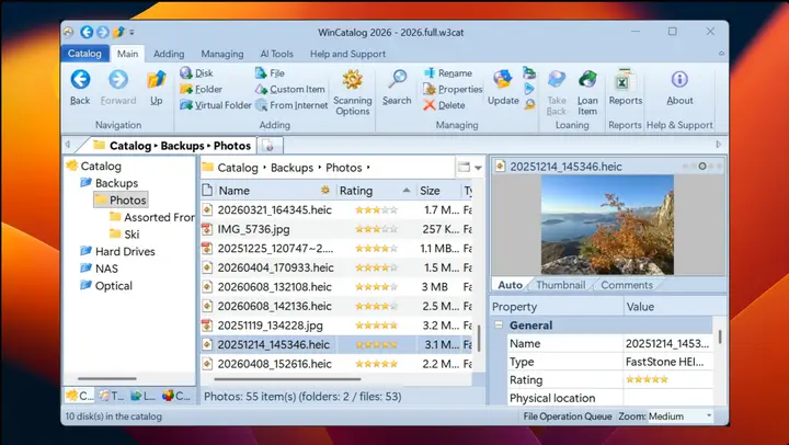 Star Rating Column in WinCatalog 2026
