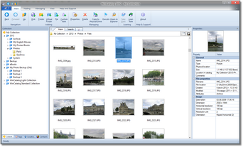 New thumbnails view of WinCatalog 2012