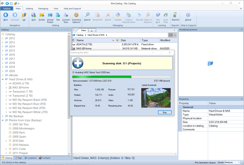 open source disk catalog software