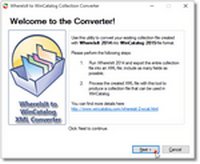 WhereIsIt to WinCatalog Converter Step 1