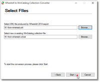 WhereIsIt to WinCatalog Converter Step 2