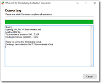 WhereIsIt to WinCatalog Converter Step 3